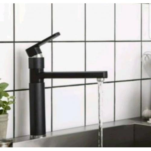 COOKE & LEWIS VIPACCO LEVER BLACK TAP