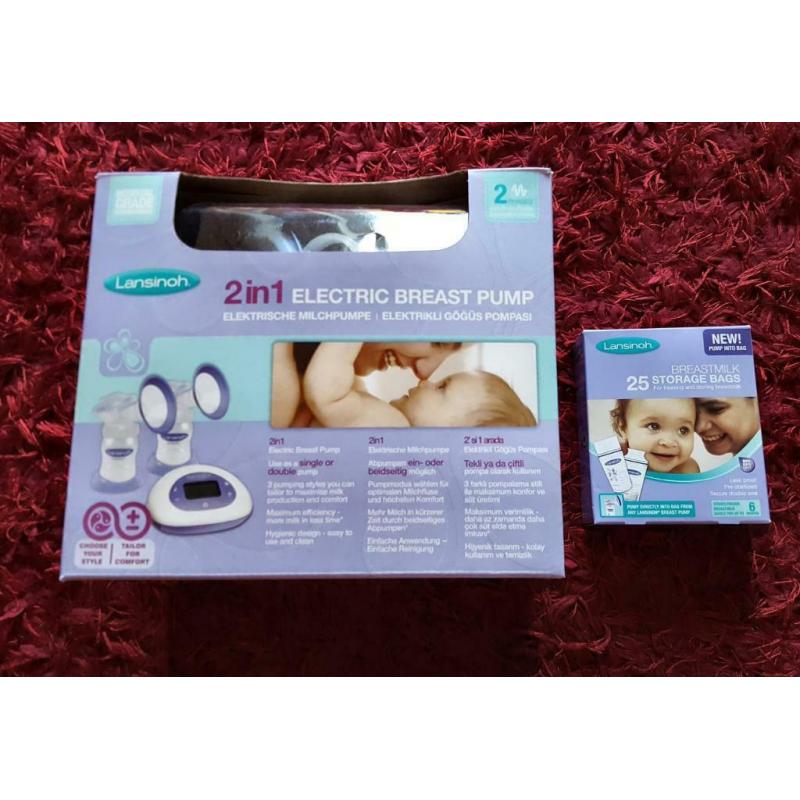 Lansinoh 2in1 Electric Double Breast Pump