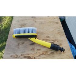 Genuine K?rcher Deluxe Soft Wash Brush Attachment & 7.5 m High Pressure Hose