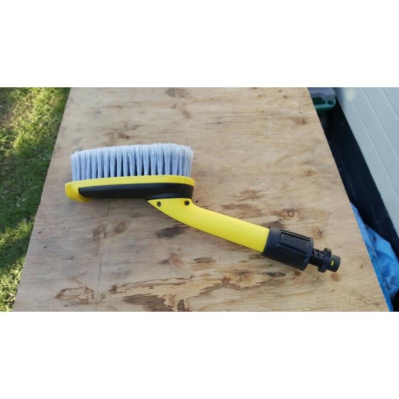 Genuine K?rcher Deluxe Soft Wash Brush Attachment & 7.5 m High Pressure Hose