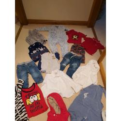 Bundle of boys clothes up to 1 year