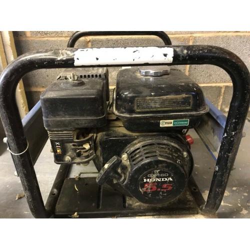 Petrol Generator SDMO HX2500 Honda engine USED, serviced, Working Well Instruction Manual inc