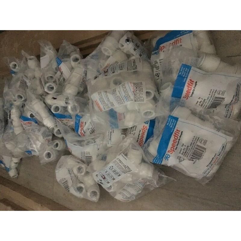 24x John guest 22mm speedfit tee packs