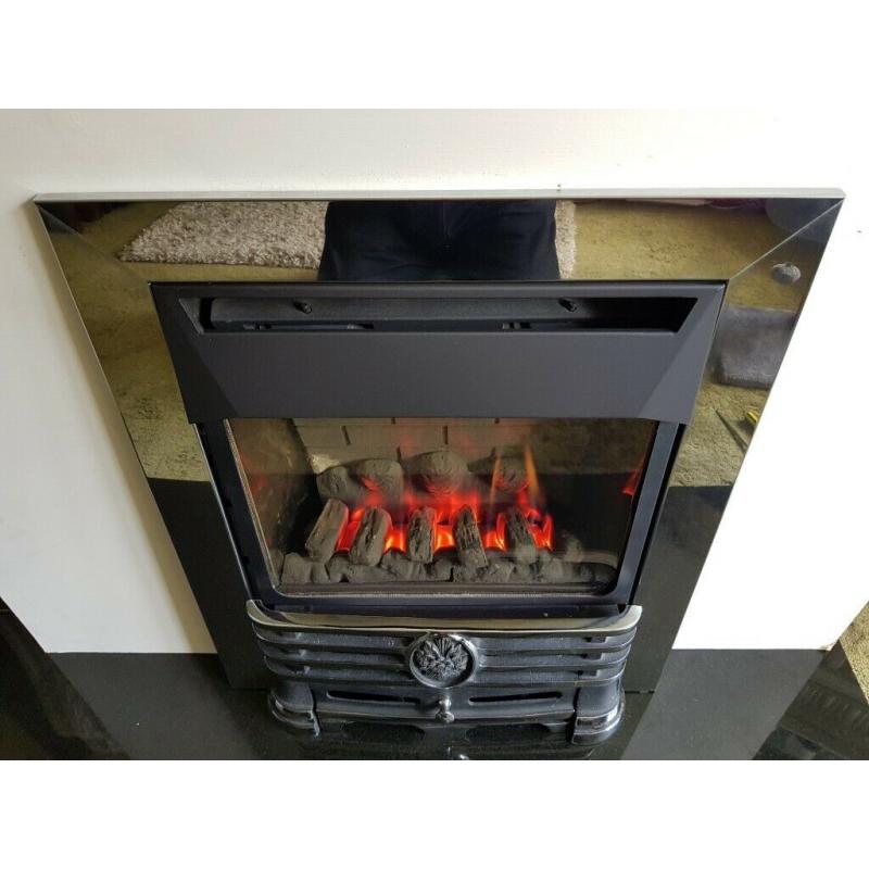 Robinson Willey Super Eco RS 2.8 Kw Balanced Flue gas Fire (Chrome)