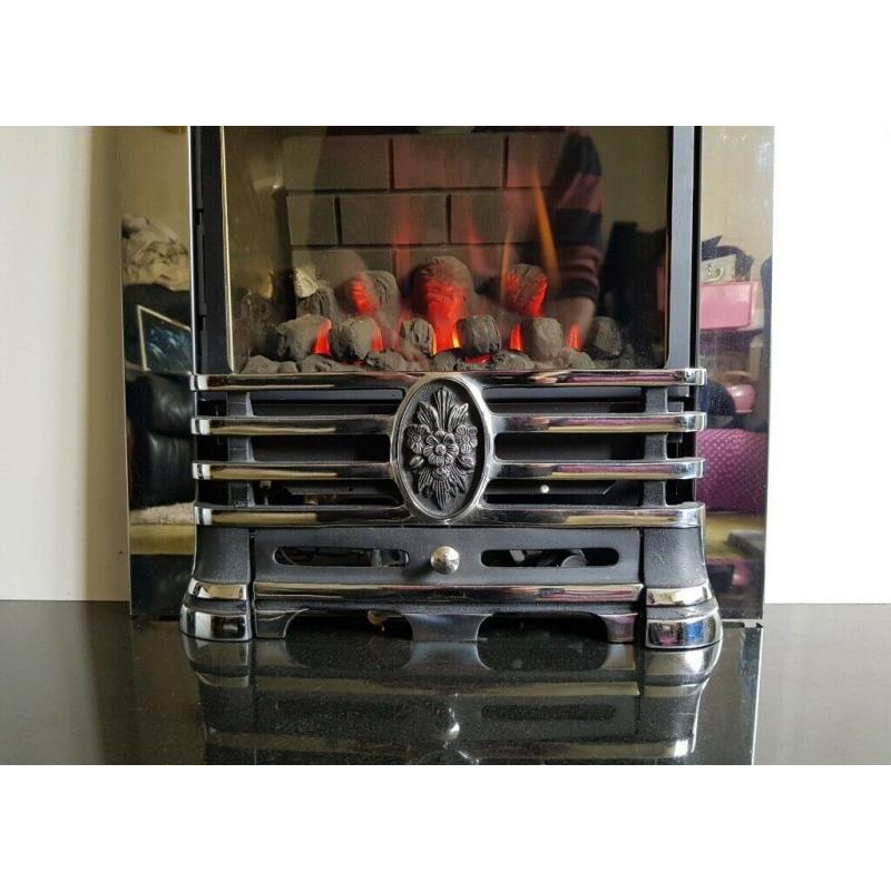 Robinson Willey Super Eco RS 2.8 Kw Balanced Flue gas Fire (Chrome)