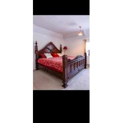 Mahogany bed frame