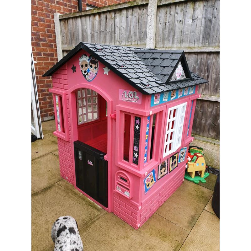 LITTLE TIKES LOL SUPRISE COTTAGE PLAYHOUSE WITH GLITTER PINK