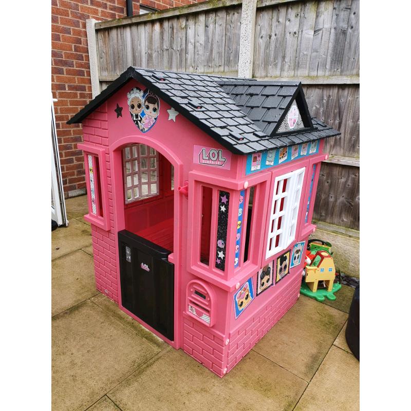LITTLE TIKES LOL SUPRISE COTTAGE PLAYHOUSE WITH GLITTER PINK