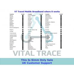 60 Day contract, 75 countries DATA Only Travel simm. A Massive 25gb per month ?37.20