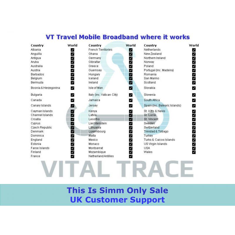 60 Day contract, 75 countries DATA Only Travel simm. A Massive 25gb per month ?37.20