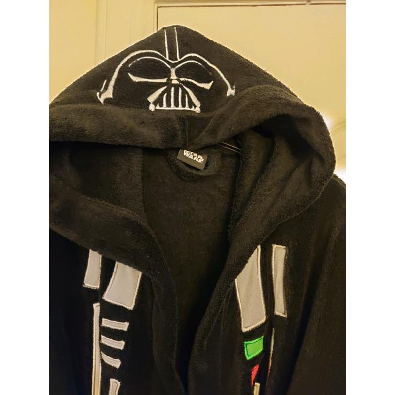 Boys Star Wars Darth Vadar dressing gown age 9-10