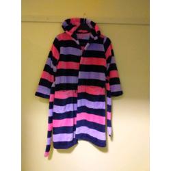 Girls Stripe Dressing Gown