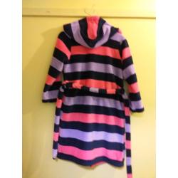 Girls Stripe Dressing Gown