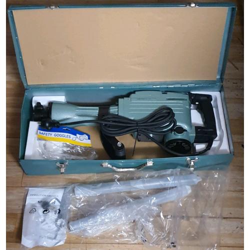 Jack hammer electric 2000w with bits and carry case NEW