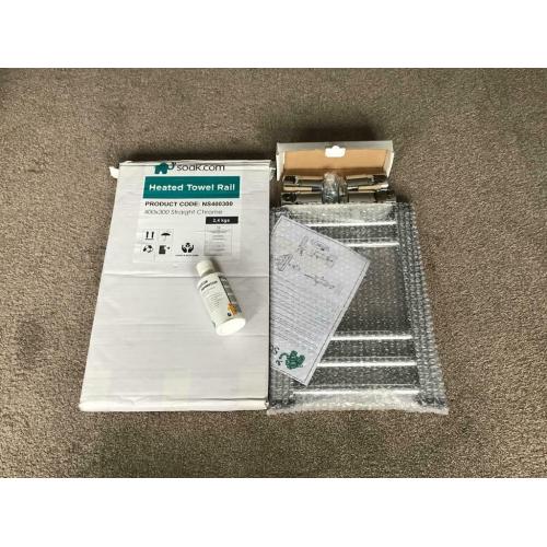 Brand new chrome towel rail