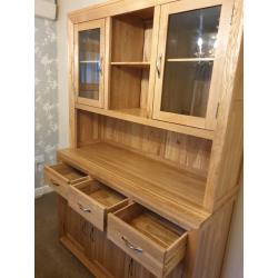 Oak Furniture Land Bevel Solid Oak Dresser