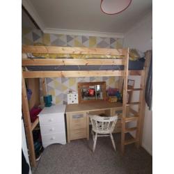 High sleeper bed