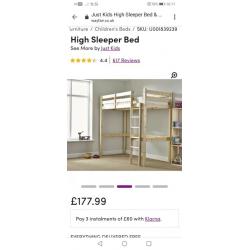 High sleeper bed