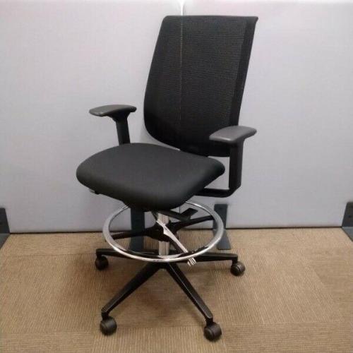 Steelcase Reply Draughtsman Chair, Mesh Back, Armrests, Swivel Base