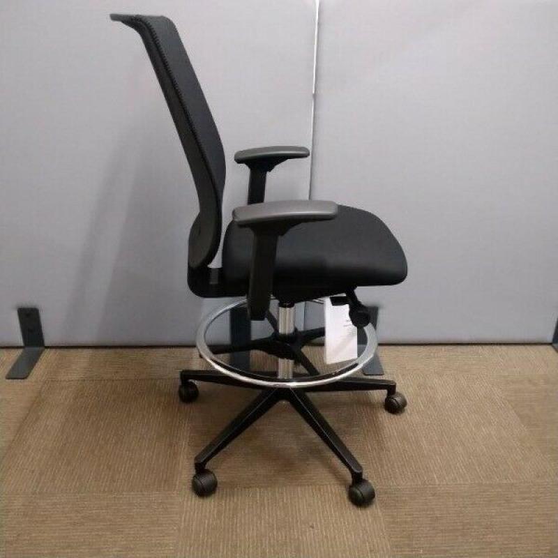 Steelcase Reply Draughtsman Chair, Mesh Back, Armrests, Swivel Base