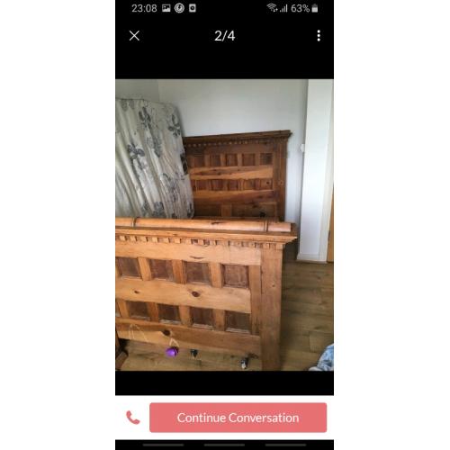 Kingsize bed frame