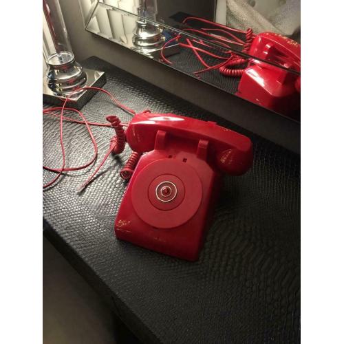 Bright Red Flashing Batphone, Classic Sixties Styling, UK Landline, Incoming & Outgoing Calls