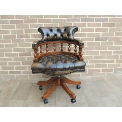Golden Whiskey Brown Quality Captains Chair (UK Pre Christmas DELIVERY)