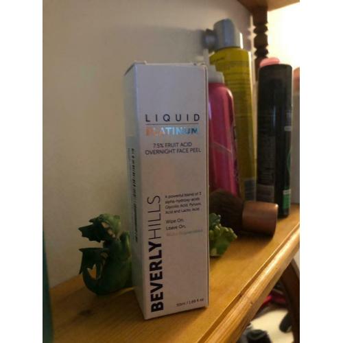 Platinum liquid face peel