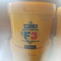 Floor tile adhesive
