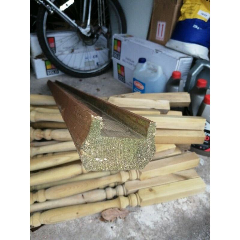 Used decking hand/base rail