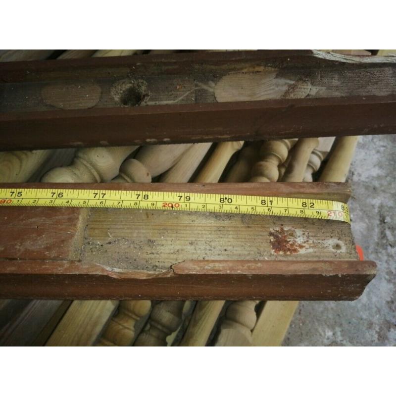 Used decking hand/base rail