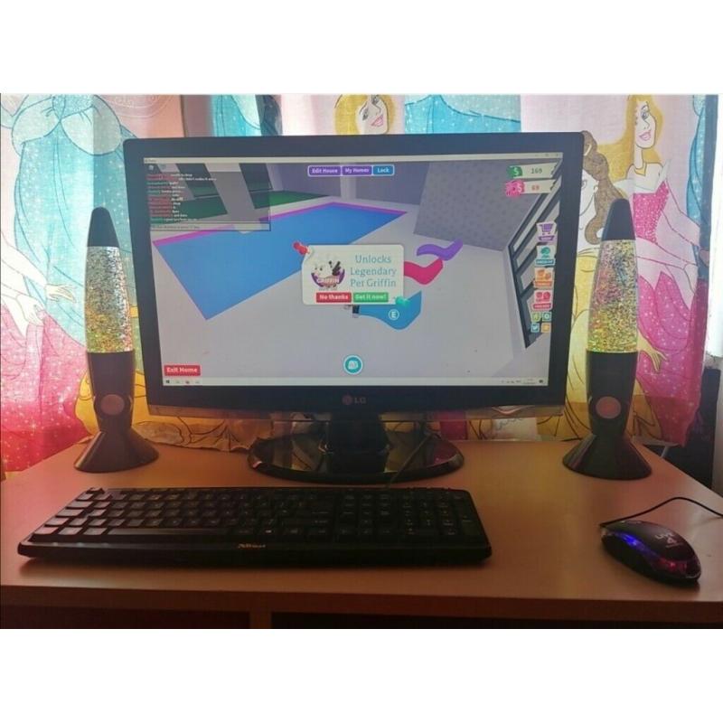 Desktop pc full set up ROBLOX READY