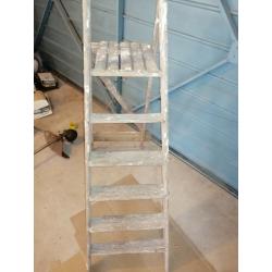 Vintage wooden ladder