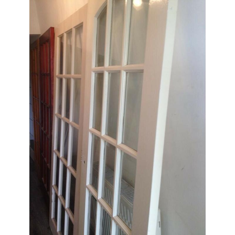 Collection of glass panels doors Different styles & size.