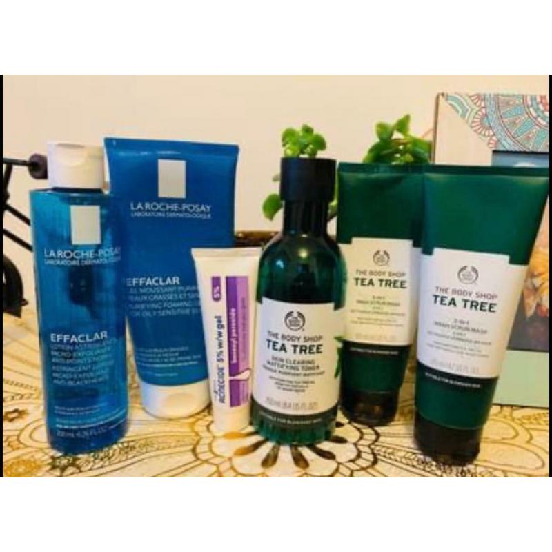 Various skin products