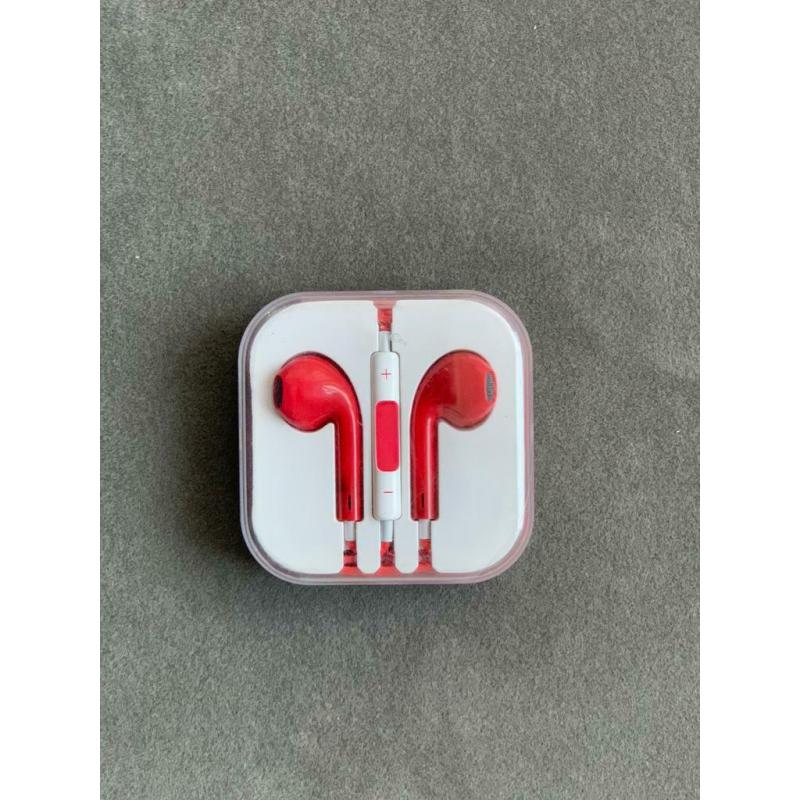 iPhone earphones (available in different colours and designs)