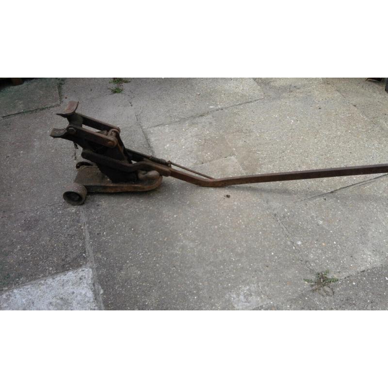 Vintage car trolley jack
