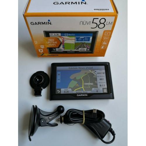 5" GARMIN n?vi 58LM Lifetime EUROPE FULL Map Advanced GPS Sat Nav Latest Sp.Cam (NO OFFERS, PLEASE!)
