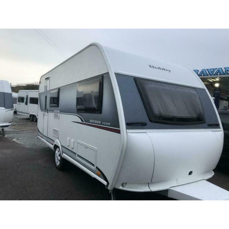 2017 HOBBY ONTOUR 470 kmf 6 berth Fixed bed and banks