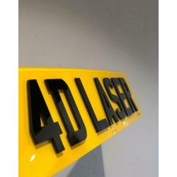 3D GEL AND 4D NUMBER PLATES