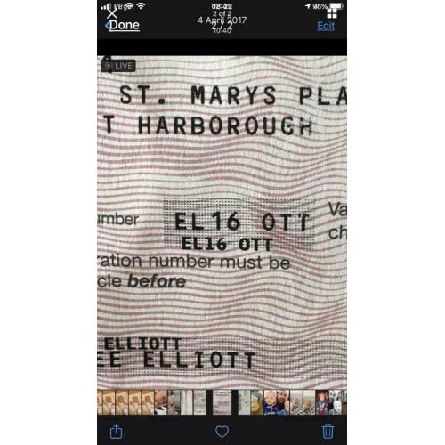 Private plate EL16OTT