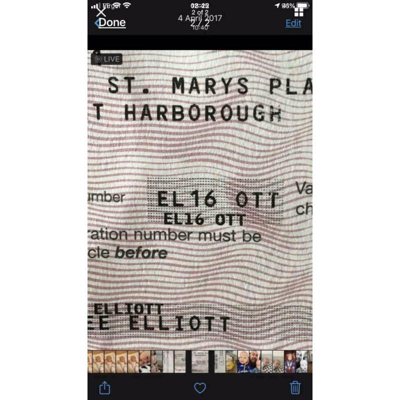 Private plate EL16OTT