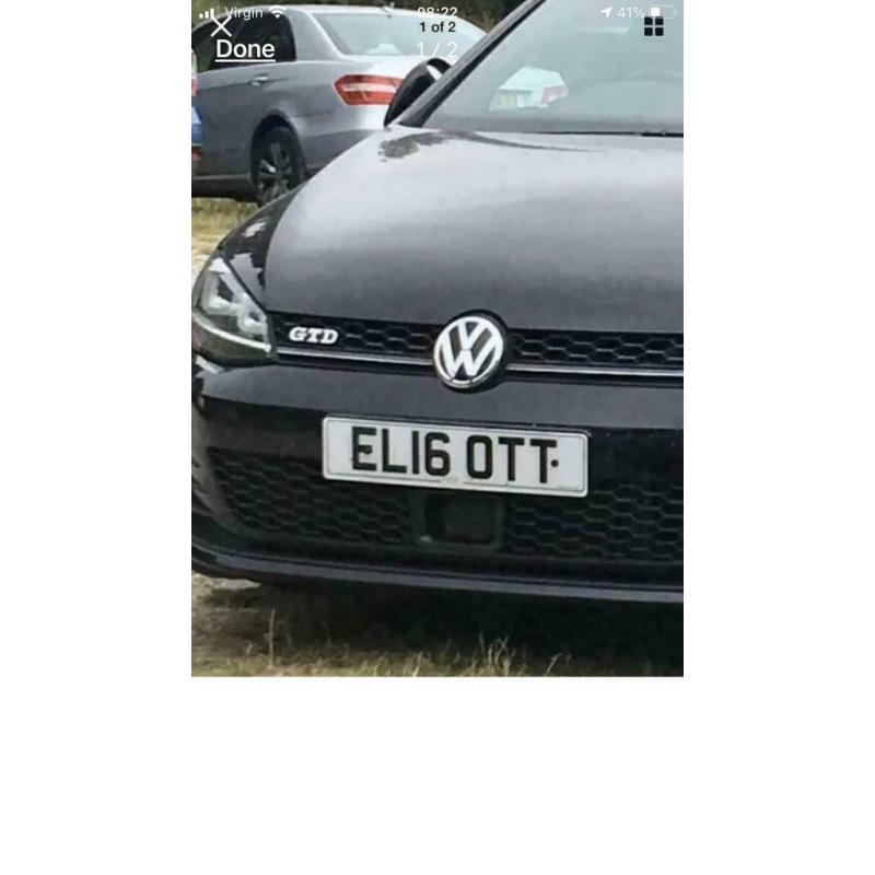 Private plate EL16OTT
