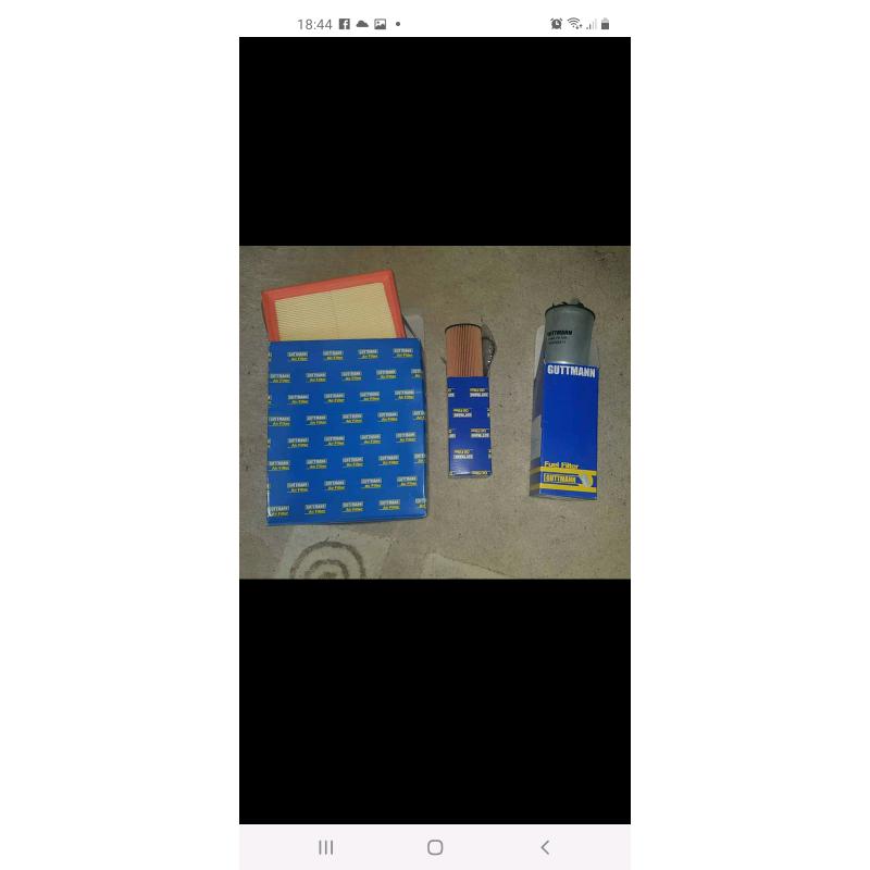 Air oil and fuel filters for Audi A6 1.9 tdi