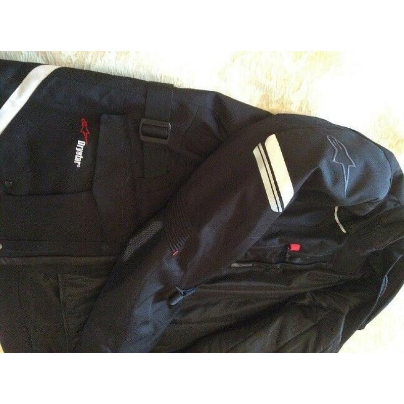 Alpinestars Andes v2 Drystar Motorbike Jacket 2XL + Spine and Chest protectors. Condition as new.