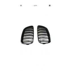 BMW 2 Series f22 Black Kidney Grills