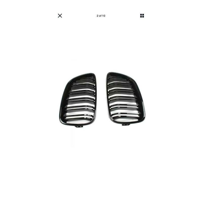 BMW 2 Series f22 Black Kidney Grills