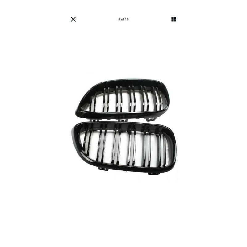 BMW 2 Series f22 Black Kidney Grills