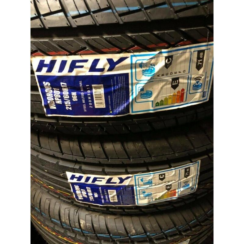 215/60/17 new budget tyres