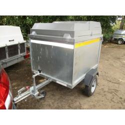 ERDE 127 HIGH GOODS TRAILER WITH LOCKING PLASTIC TOP.....
